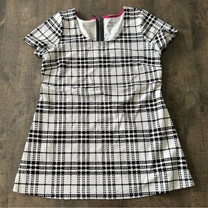 Motherhood Maternity Black White Shortsleeve Shirt Size Medium